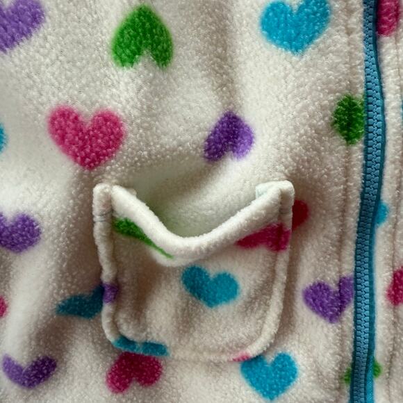 Young Hearts Hooded Full Zip Fleece Size 3T - Picture 2 of 5